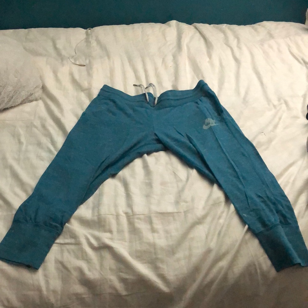 Blue Nike sweatpants/joggers